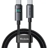 Mcdodo Kabel Met Display Usb-C Snelladen Usb Type C 5A 100W 1M