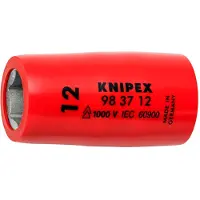 Knipex Steeksleutelinzetstuk voor zeskantschroeven | Binnenvierkant 3/8" | Lengte 44 mm - 98 37 12