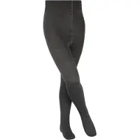 Falke Comfort Wool dik eenkleurig wol panty kinderen grijs - maat 152-164