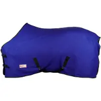 BASELINE Polar Fleecedeken - Paardendeken - Maat: 155 - Kobalt - Fleece