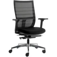Euroseats Bureaustoel Curve Deluxe zwart
