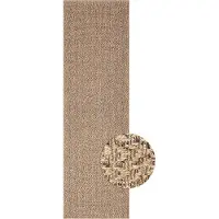The Carpet Vloerkleed Kansas moderne robuuste in- en outdoor tapijt jute look