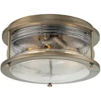 Kichler LED Plafond Buitenlamp Ashland Bay | 1X E27 Max 60W | IP44 | Dimbaar | Burnished Bronze