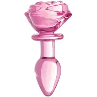 Booty Sparks - Rose Glass Anaalplug Small - Roze