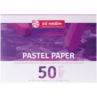 Talens Art Creation Pastelpapier 50 witte vellen 90gr 297x210mm paars | 3 stuks