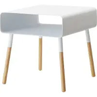 Yamazaki Bijzettafel Laag - Plain - Wit