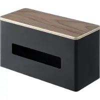 Yamazaki Tissuebox Rin Black