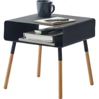 Yamazaki Bijzettafel Plain Open Black