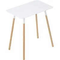 Yamazaki Bijzettafel Plain Square White