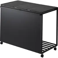 Yamazaki Afvalbak Tower 3 Black 45L