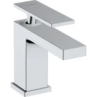 Hansgrohe tecturis e 80 coolstart eengreeps wastafelmengkraan met popup trekwaste, chroom