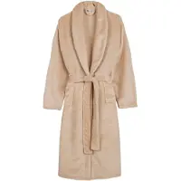 Good Morning Badjas Flanel Fleece Uni - sand - XS/S
