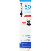 Ultrasun Sports Transparante Zonnebrandspray SPF50 - 150ml