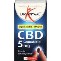 Lucovitaal CBD 5 miligram Cannabidiol Voedingssupplement - 30 capsules