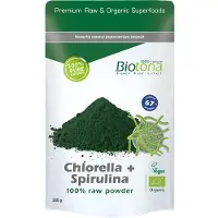 Biotona Chlorella & spirulina raw powder bio