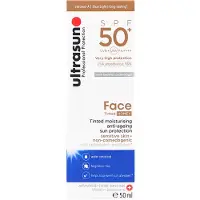 Ultrasun Face Getinte Gezichtscrème Anti-Age SPF50+ - 50ml
