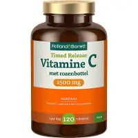 Holland & Barrett 1+1 gratis | Vitamine C Met Rozenbottel 1500mg - 120 tabletten