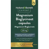 Holland & Barrett 1+1 gratis | Expert Magnesium Bisglycinaat 120mg - 120 capsules