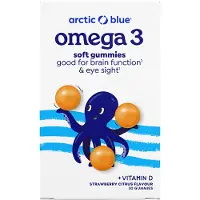 Arctic Blue Omega-3 Gummies DHA en EPA met vitamine D3 (30st)