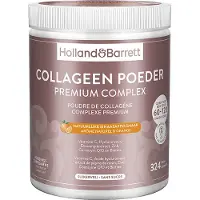 Holland & Barrett 1+1 gratis | Collageen Poeder Premium Complex Natuurlijke Sinaasappelsmaak - 324g