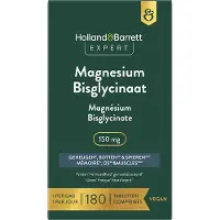 Holland & Barrett Expert Magnesium Bisglycinaat 150mg - 180 tabletten