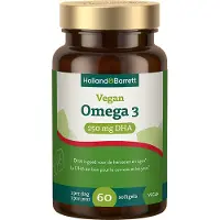 Holland & Barrett Vegan Omega 3 250mg DHA - 60 softgels