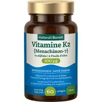 Holland & Barrett 1+1 gratis | Vitamine K2 (Menachinon-7) in Olijfolie 100mcg - 60 softgels