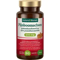 Holland & Barrett 1+1 gratis | Pijnboomschors 500mg - 60 capsules