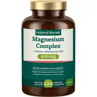 Holland & Barrett Magnesium Complex + Calcium, Selenium & Zink 400mg - 120 tabletten