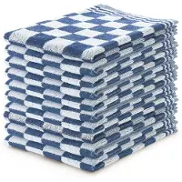 Linnick Keukendoekset Blok 50x50cm - blauw - set van 10