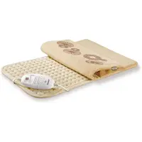Beurer HK 45 Elektrisch Warmtekussen - Heating pad - XL: 44 x 33 cm - 3 Warmtestanden - Max. 65°C - Snelle opwarming - Automatische uitschakeling - Fleece - Machinewasbaar - 3 Jaar garantie - Beige