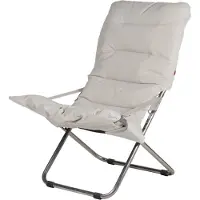 Fiam Fiesta Soft zonnestoel Stof beige-aluminiumframe