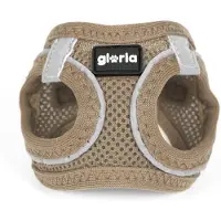 Big Buy Cooking Hondentuig Gloria, beige, geschikt voor een borstomvang van 24,5-26 cm en een halsomvang van 18-20 cm