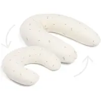 Doomoo - Maternity & Nursing Pillow 2-in-1 Quilt - Cream Flower