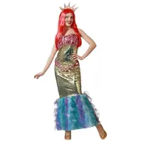 Atosa Mermaid Woman Costume Veelkleurig XS-S Kinderen