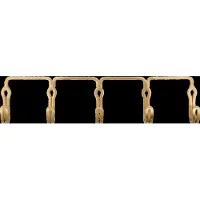 House Doctor Yra Haakrail 5 Haken - Ijzer Brass - 203666063