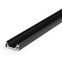 ELP LED-strip Profiel | surface zwart 10mm 2mt