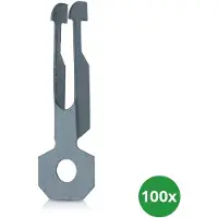 ELP damwand veerklem | met ophangoog (100 stuks)