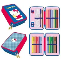 Cerdá Pennenzak Hello Kitty Blauw 12,5 x 19,5 x 4,5 cm