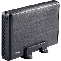 Deltaco HDD-behuizing DELTACO SATA 3.5 "USB 3.0, zwart (3.5"), Harddisk behuizing, Zwart