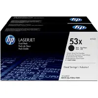 HP 53XD (Q7553XD) toner zwart hoge capaciteit dubbelpak (origineel)