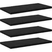 vidaXL Boekenplank Bord 3-laags 4 st 40 x 20 x 1,5 cm Bewerkt hout