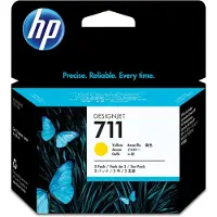 HP Inktcartridge 711 (CZ136A) Geel Multipack