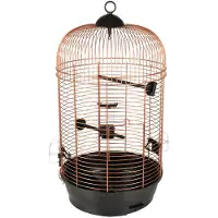 Flamingo parkietenkooi Sanna 2 koper vogelkooi 35x35x67cm
