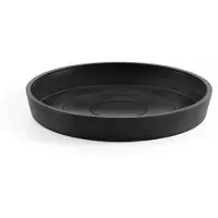 Ecopot's Plantenschotel Amsterdam Donkergrijs D 18 H 2,5 Cm
