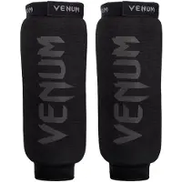 Venum Kontact Without Foot Scheenbeschermer Black/Black L