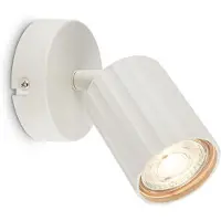 Briloner Skaft - Wandlamp binnen - draaibaar spotlamp - GU10 fitting - metaal - max. 9W - antiek witte kleur - 8x8x12.5 cm
