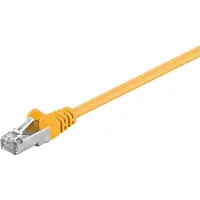 Goobay CAT 5e Patch Cable, SF/UTP, yellow 1 m