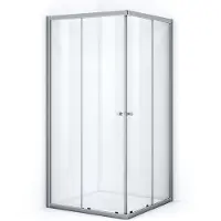 Maxaro Ruby Essence Douchecabine | 100x100 cm Chroom Helder glas Schuifdeur Vierkant