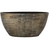 Bela Arte Bloempot Funchal Bruin / Goud 49 X 20 X 25 Cm